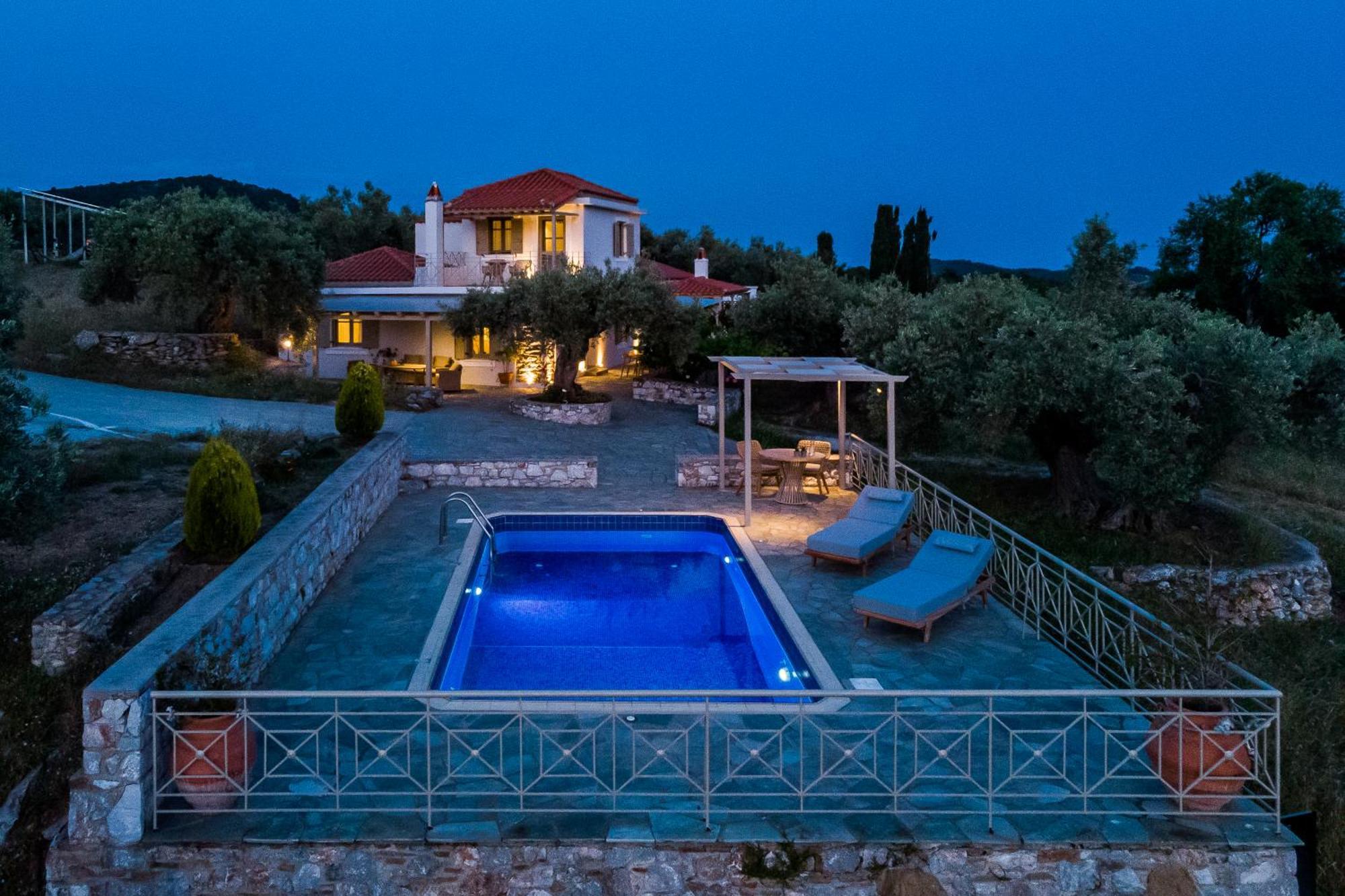 Villa Nektaria Alikias Exterior foto
