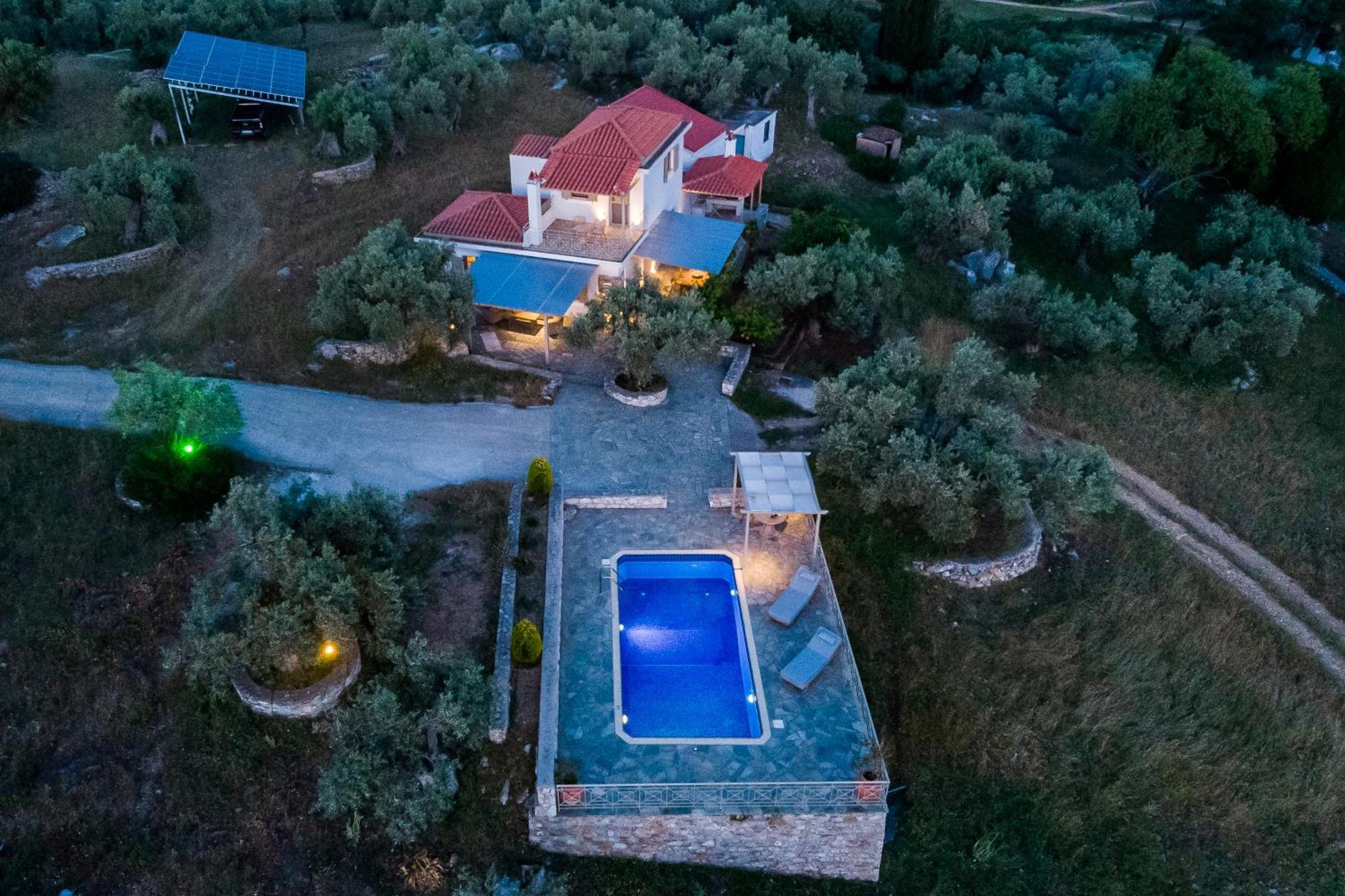 Villa Nektaria Alikias Exterior foto