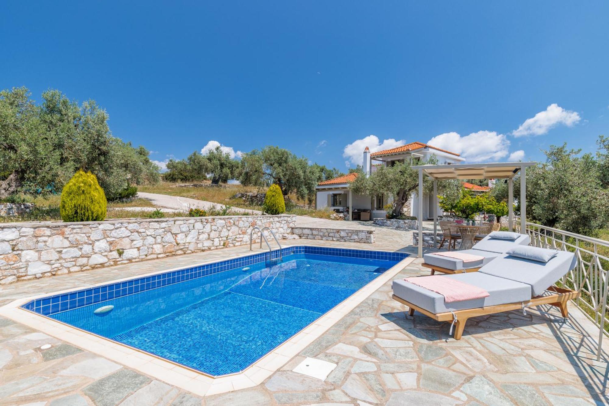 Villa Nektaria Alikias Exterior foto