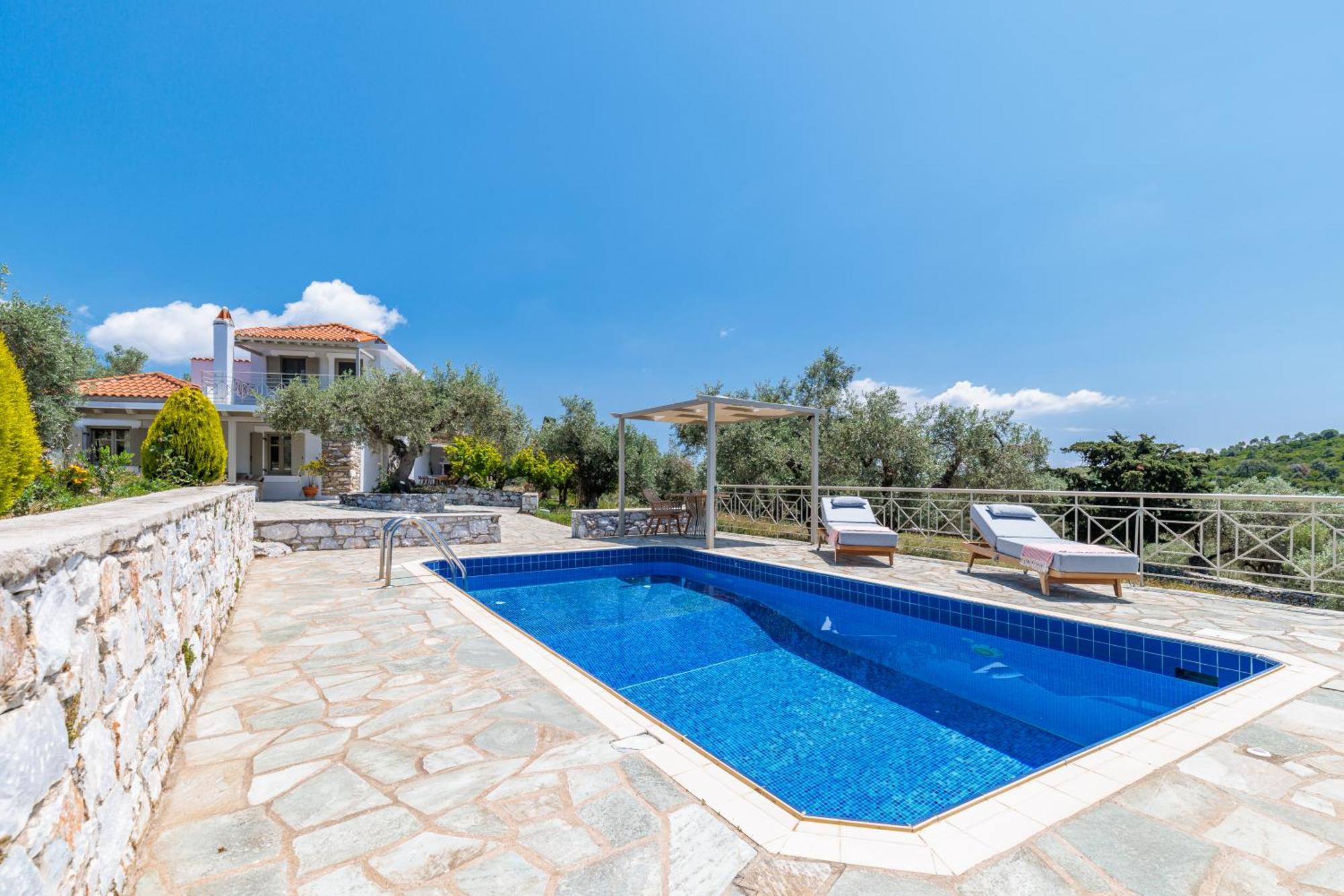 Villa Nektaria Alikias Exterior foto